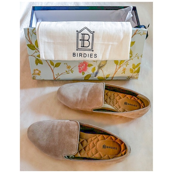 Birdies * The Starling * Taupe Suede * Size 7 - Picture 2 of 2